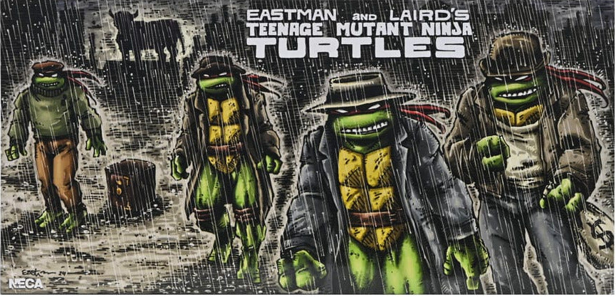 NECA TMNT Gangster Turtles 4er Pack Actionfiguren 18 cm