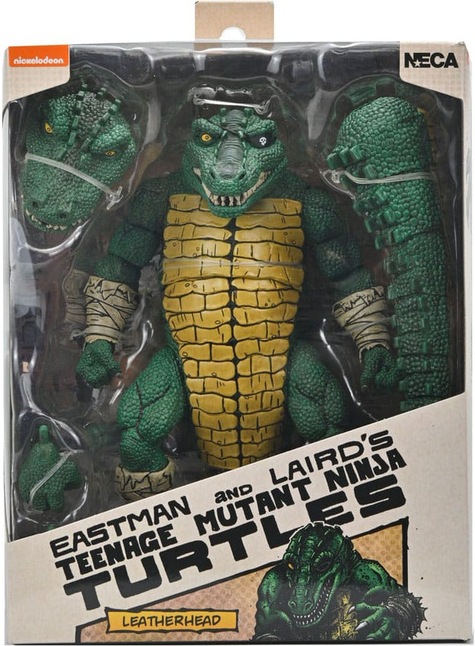 NECA TMNT Mirage Comics Leatherhead Actionfigur 21 cm