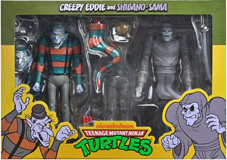 NECA TMNT Saturday Morning Adventures Creepy Eddie & Shibano-Sama Actionfiguren 2-Pack 17 cm