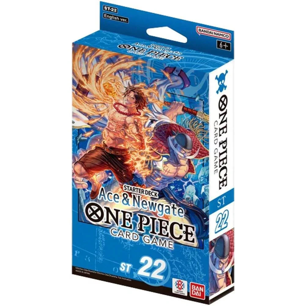 One Piece Card Game Ace & Newgate ST22 Starter Deck Englisch mit spielbereitem Deck und Bonuspack