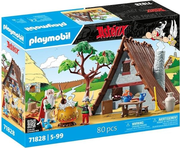 PLAYMOBIL Asterix Haus Set 71828 mit abnehmbarem Dach