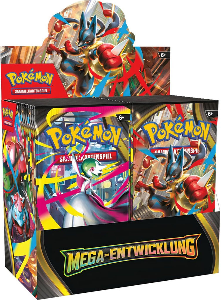 Pokémon Mega-Entwicklung Booster Display Deutsch mit 36 Boosterpacks