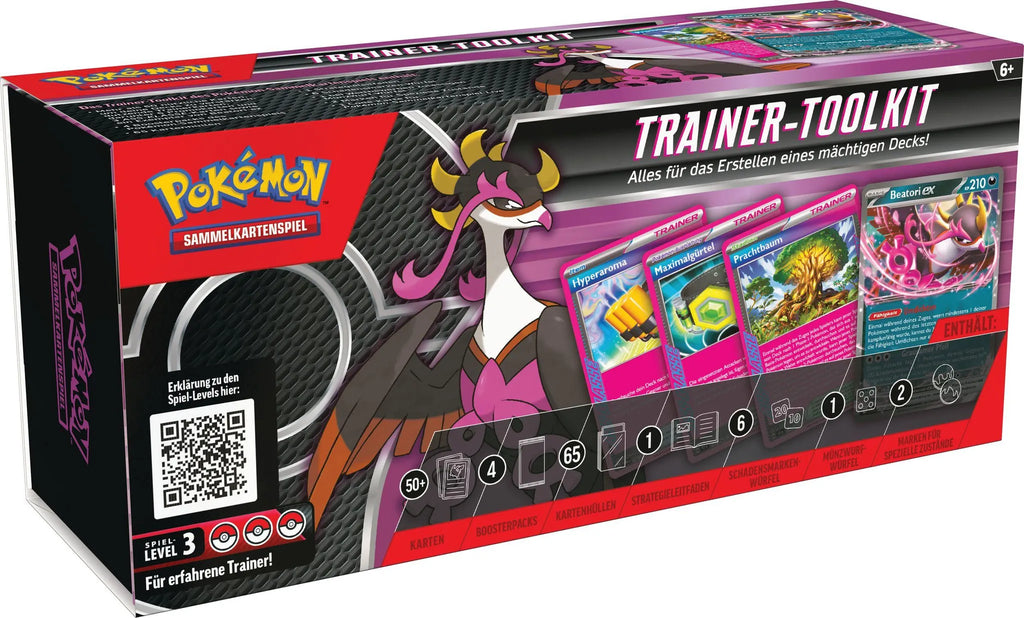 Pokémon Trainer Toolkit 2025 Deutsch mit Karten, Boostern, Hüllen und Zubehör