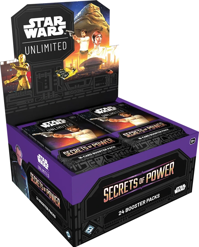 Star Wars Unlimited Secrets of Power Booster Display Englisch mit 24 Boostern