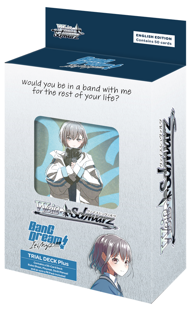 Weiß Schwarz BanG Dream! MyGO!!!!! Trial Deck Plus Englisch mit PR-Pack und 50-Karten-Deck