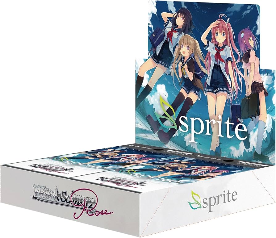 Weiß Schwarz Rose Sprite Booster Display Japanisch mit 10 Packs