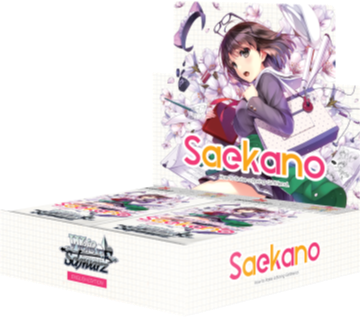 Weiß Schwarz Saekano How to Raise a Boring Girlfriend Booster Display Englisch